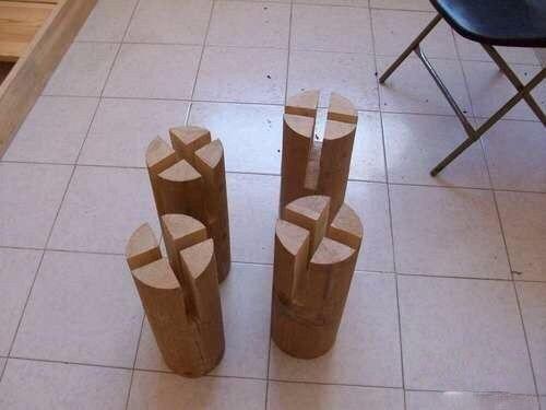 Необычная_мебель.  Кровать из дерева, своими руками. 01