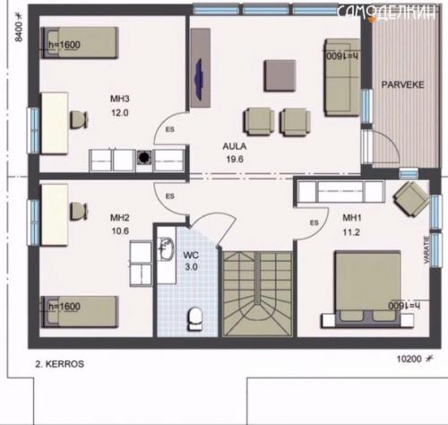 Красивый и уютный домик. 05