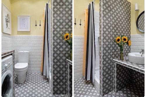 Квартира 25 м 2 в стиле mid - Century. 03