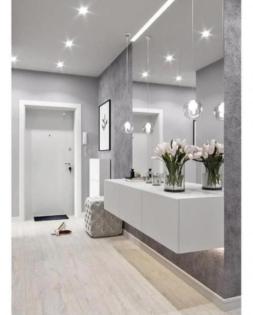 Белоснежная квартира. Стильная. 09