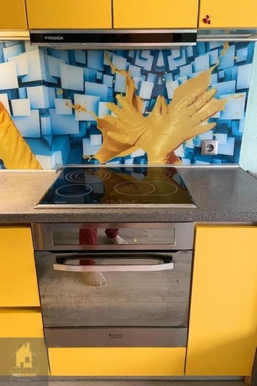 Наша яркая кухня, площадью 20 кв. 02