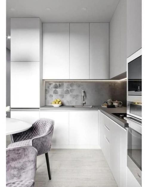 Белоснежная квартира. Стильная. 07