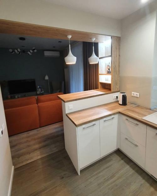 Дизайнерская кухня с фасадами Fenix NTM. 03