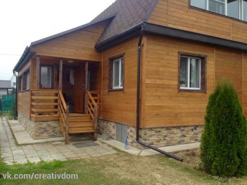 Отделка дома из бруса. 02