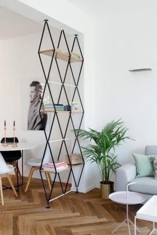 Вариант разделения зон в комнате. 02