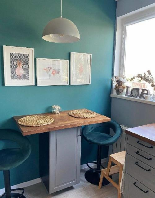 Ремонт на кухне до и после. 07