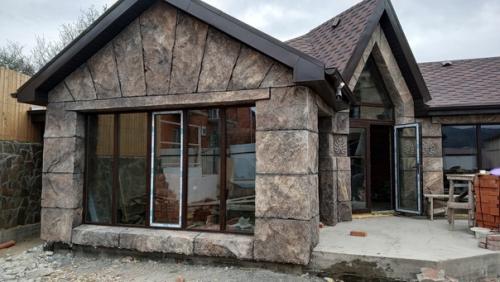 Отделка фасада архитектурным бетоном. 03