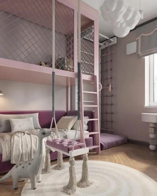 Яркая, сочная комната для девочки. 01