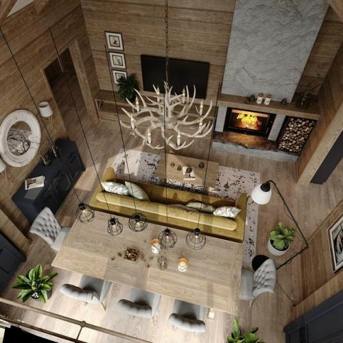 Этот дом объединяет в себе атмосферу уюта, простора и естественности. 05