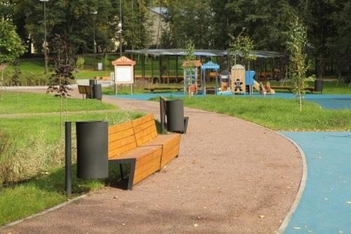 В красногвардейском районе Санкт-петербурга преобразился малый ильинский сад. 01