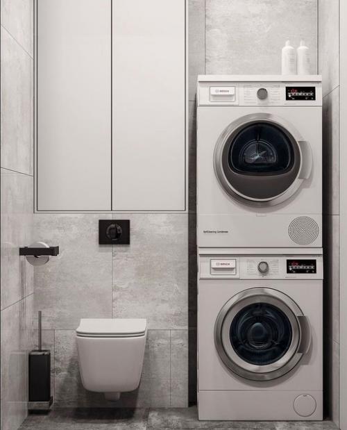 Проект ванной комнаты, площадью - 3, 8 кв. 02