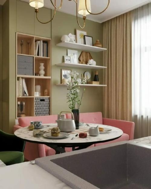 Оформили питерскую квартиру для молодой женщины. 06