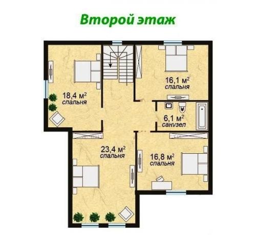 Отличный проект каркасника, площадь 207 м 2. 04