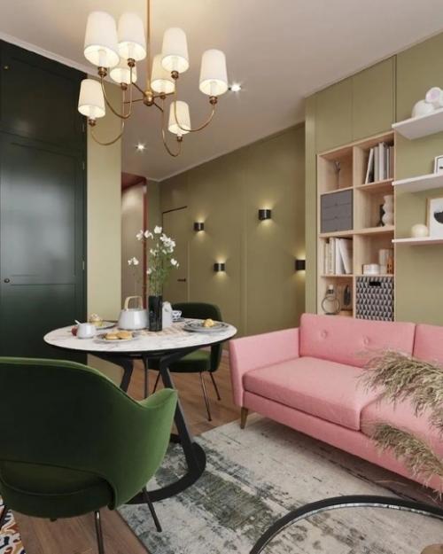Оформили питерскую квартиру для молодой женщины. 01