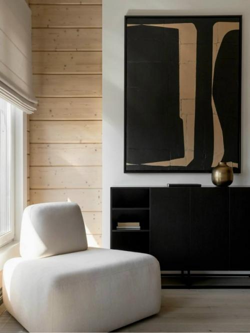 Этот дом сочетает в себе уют натуральных материалов и эстетику современного дизайна. 07