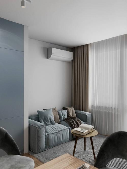 Дизайн квартир в теплых, приятных тонах. 01