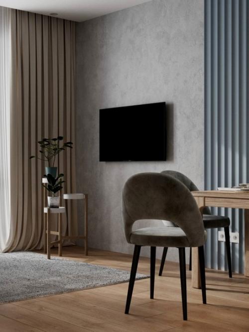 Дизайн квартир в теплых, приятных тонах. 04