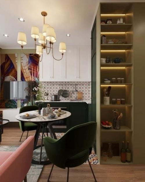 Оформили питерскую квартиру для молодой женщины. 07