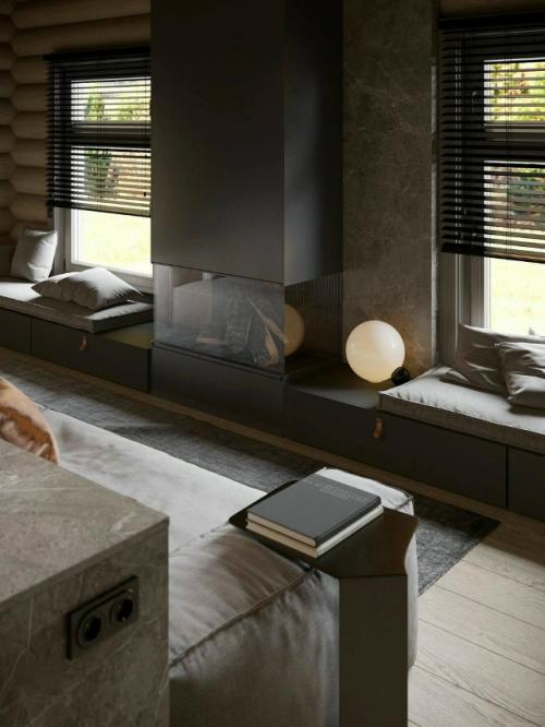 Интерьер, который сочетает в себе уют природных материалов и эстетику лаконичного дизайна. 04