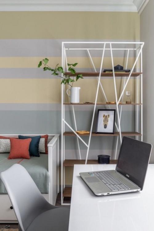 Яркий и стильный интерьер комнаты для подростка. 02