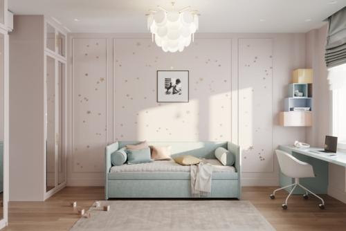 Дизайн - проект светлой квартиры 100 кв. 06