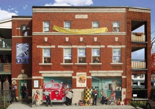 Оптическая иллюзия на стенах зданий или вот каким должен быть стрит - арт;. 03