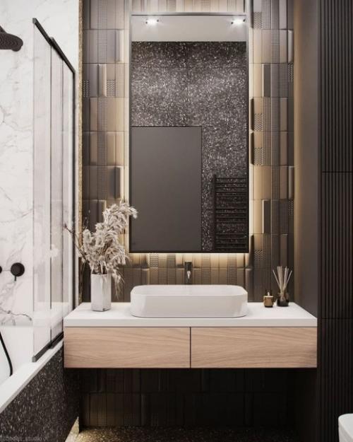 Интерьер санузла площадью 4 кв. 01