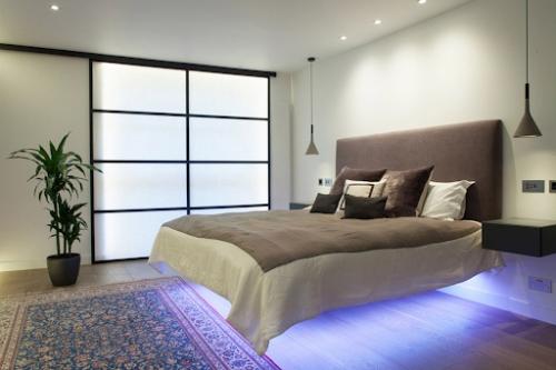 Парящая кровать - оригинальное решение для любой спальни. 06