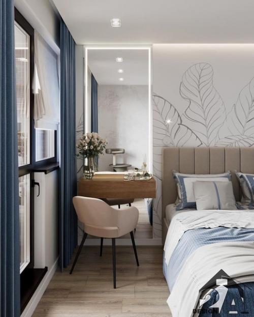 Монохромный дизайн квартиры. 06