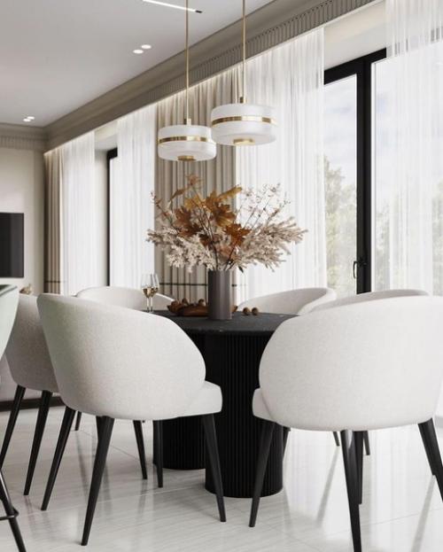 Дизайн - проект элегантного интерьера загородного дома в Ярославле. 02