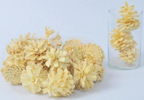 Как отбелить сосновые шишки. 02