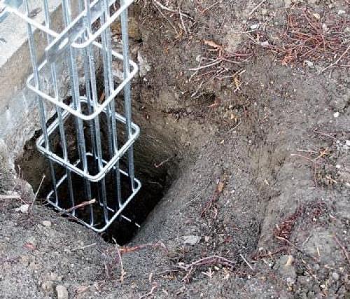 Садовая ограда из габионов. 03