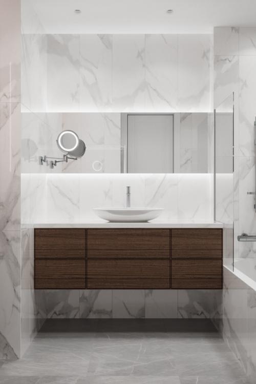 Дизайн - проект светлой квартиры 100 кв. 07