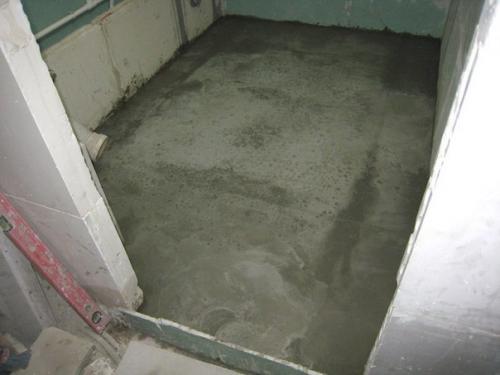 Мы делаем мокрую стяжку и гидроизоляцию в ванной. 07