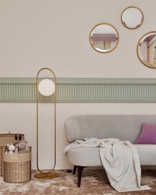 Романтичным интерьером детской для двух сестренок близняшек! 03