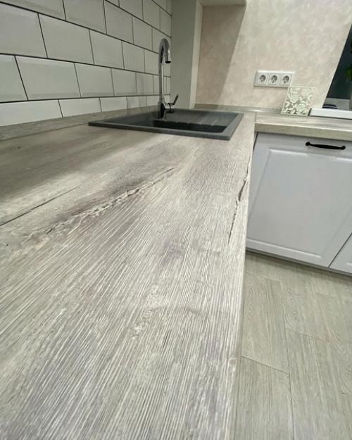 Светлая, просторная и функциональная кухня. 03