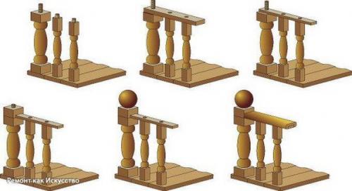 Перила для лестницы. 01 Перила для лестницы. 01