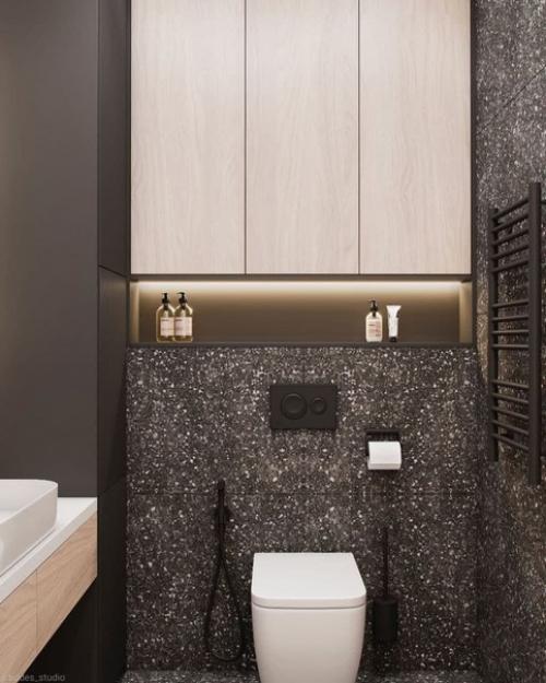 Интерьер санузла площадью 4 кв. 03