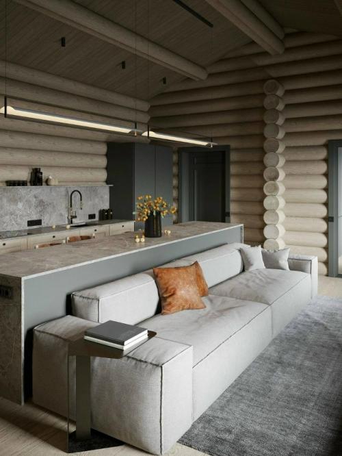 Интерьер, который сочетает в себе уют природных материалов и эстетику лаконичного дизайна. 07