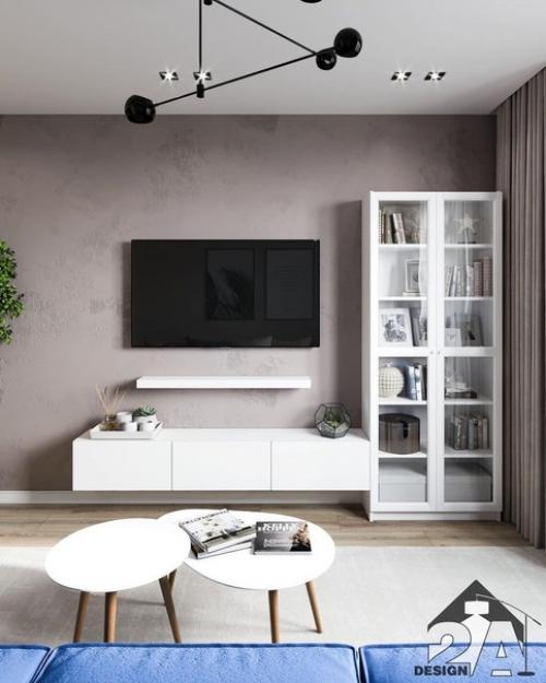 Монохромный дизайн квартиры. 02