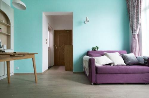 Цвет тиффани можно использовать в интерьере для расстановки акцентов. 05