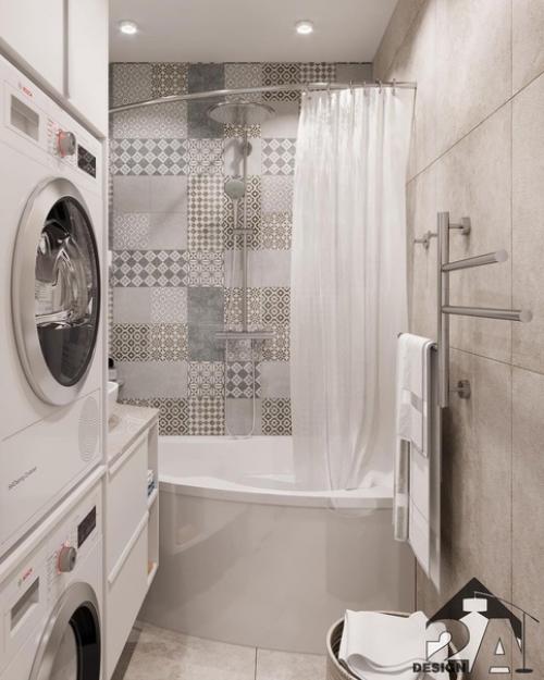 Монохромный дизайн квартиры. 09