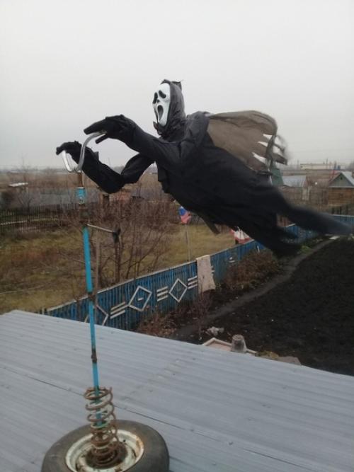 Это самое крутое пугало, которое мне приходилось видеть! 03