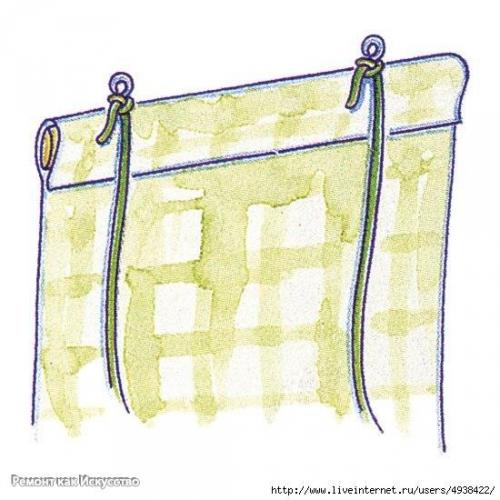 Рулонная штора на пластиковое окно. 02 Рулонная штора на пластиковое окно. 02