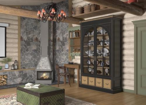 Комната отдыха в небольшой бане. 04