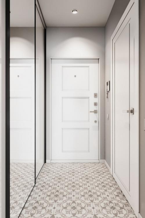 Проект небольшой, но уютной студии. 07