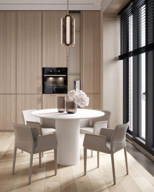 Заказчики обратились к дизайнерам за разработкой проекта квартиры 80 кв. 01