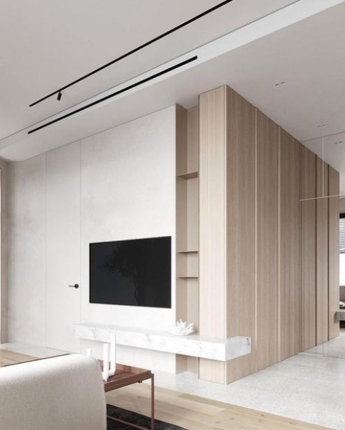 Заказчики обратились к дизайнерам за разработкой проекта квартиры 80 кв. 04