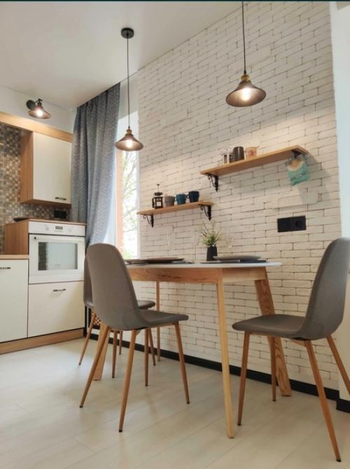 Жена учится на дизайнера, и вот, ремонт в нашей квартире - это её первый проект получился. 02