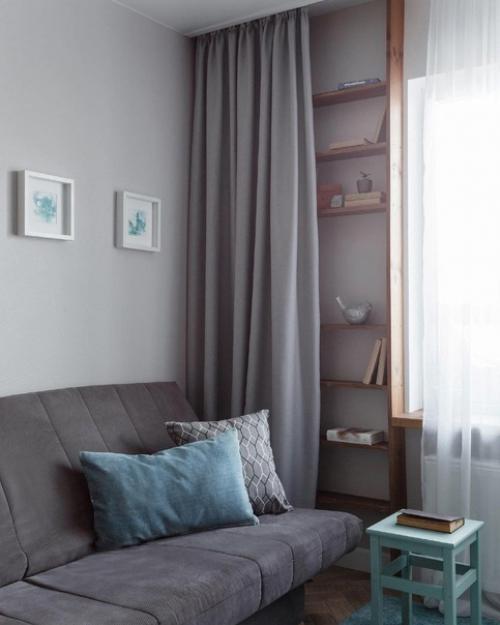 Квартира площадью 28 м 2. на полу износостойкий керамогранит. 04